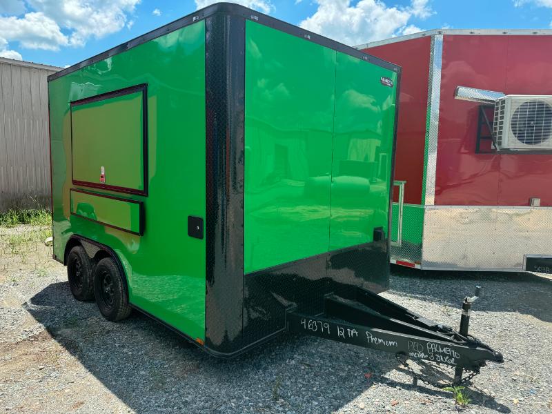 Green Concession Trailer | Green 8.5x12 TA Concession Trailer | Green ...