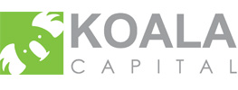 The image shows a logo with text that reads  KOALA CAPITAL  accompanied by a graphic element, set against a light background.